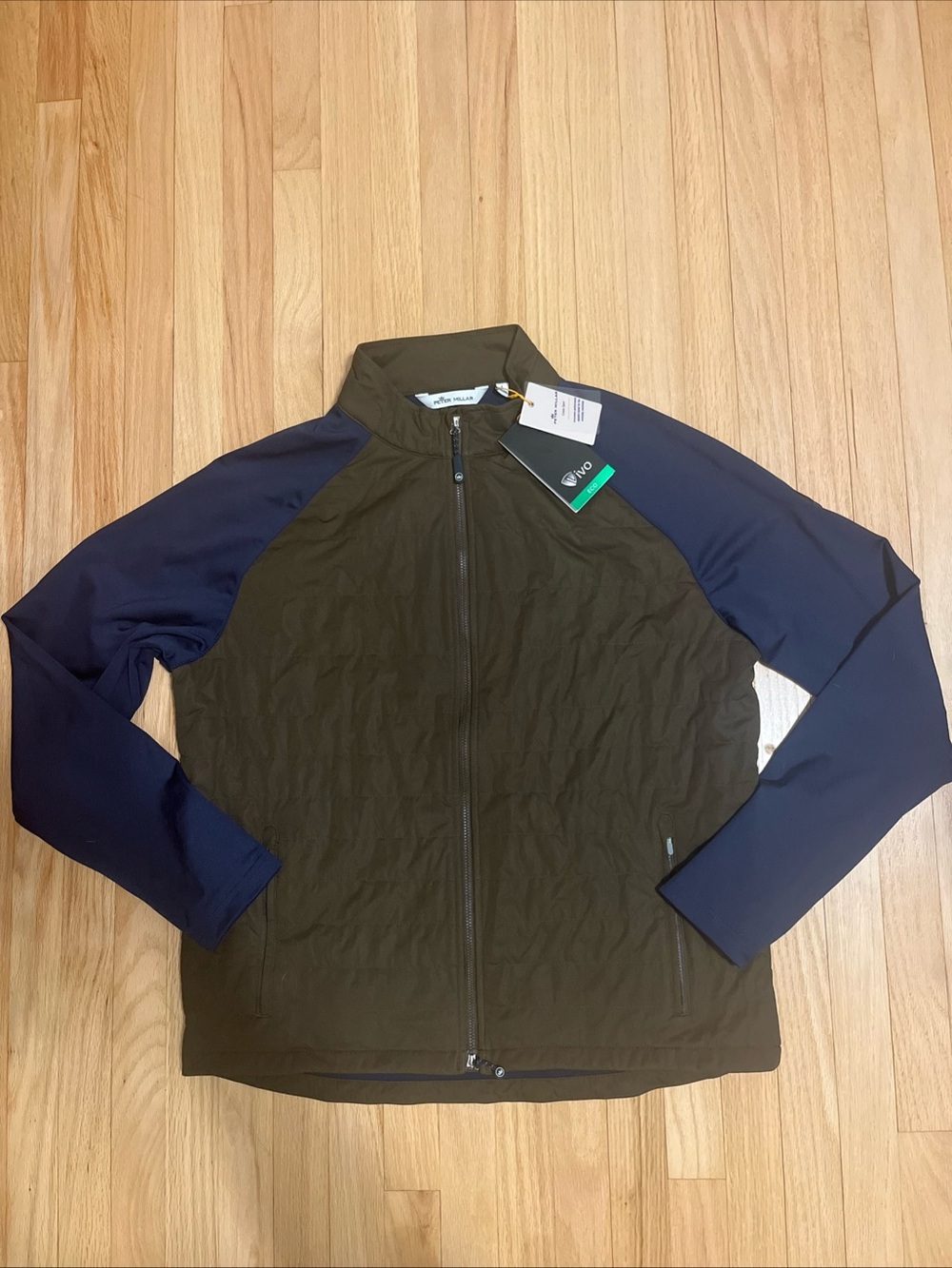 NWT Peter Millar Crown Sport Mens Large Golf Jacket Merge Hybrid Vivo Eco